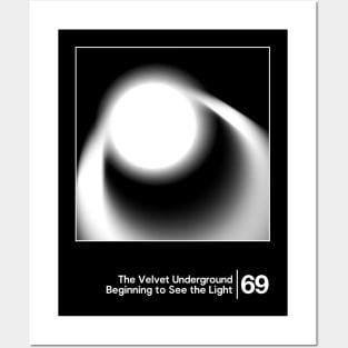 The Velvet Underground / Minimal Style Graphic Artwork Posters and Art